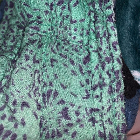 Target Mossimo Light Mint Green and Purple Abstract Pattern Shorts - Picture 6 of 6